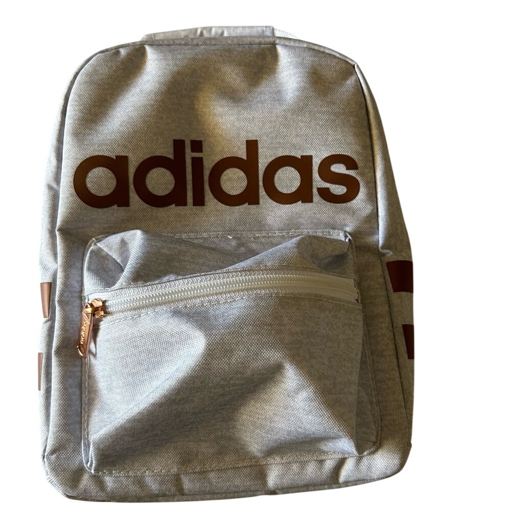 Adidas Unisex Santiago 2 Insulated Lunch Bag Jersey White Rose Gold